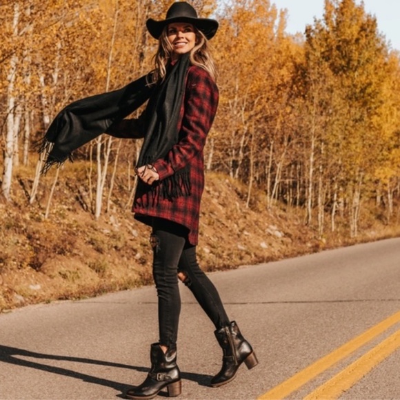 Freebird Carlito Boot in Distressed Black Leather Size 8 - Picture 16 of 16